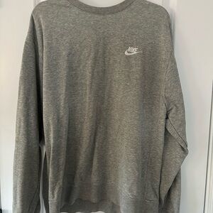 Nike logo crew neck sweater